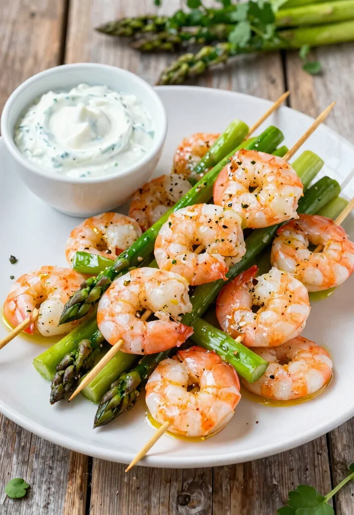 12 Lighter Dinner Recipes for Easy Weeknight Meals 6. Shrimp and Asparagus Skewers 0