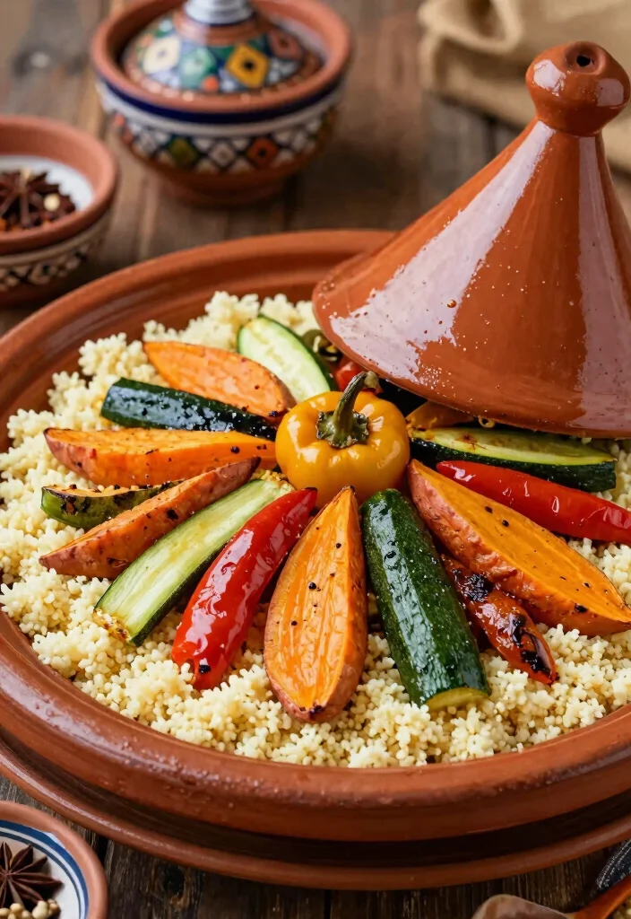 12 Middle Eastern Dinner Recipes with Bold Aromatic Flavor 2. Roasted Vegetable Tagine 0