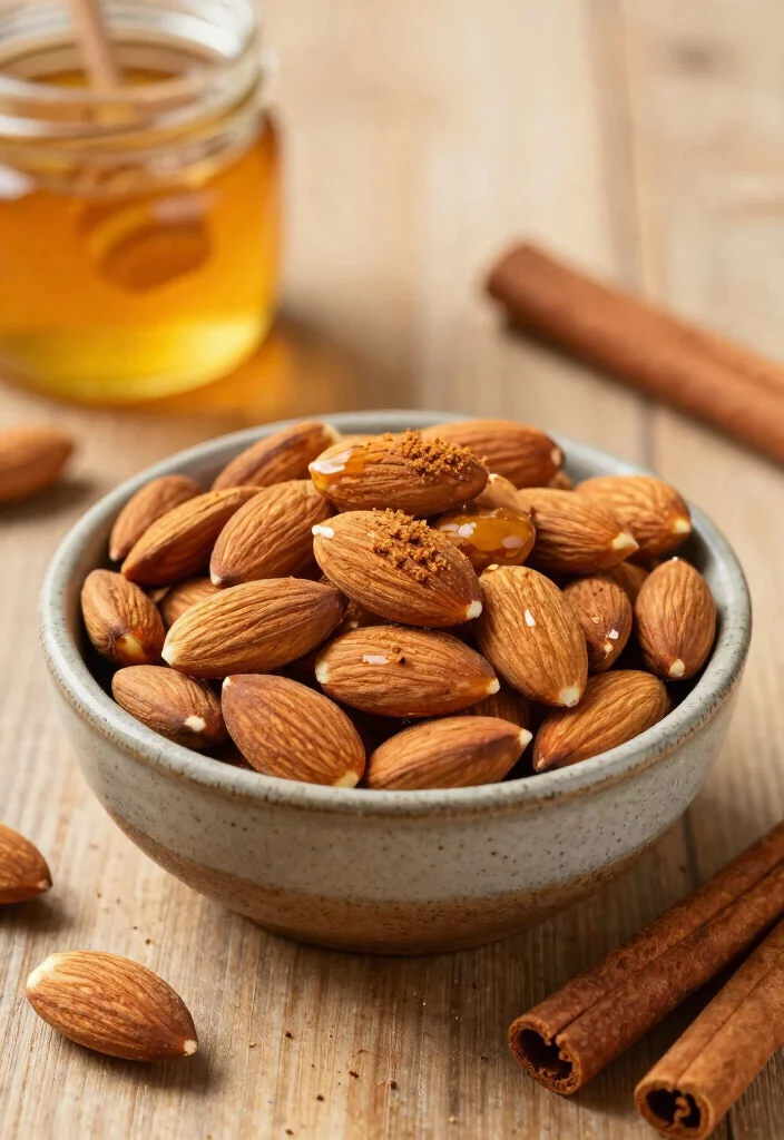12 Moroccan Dessert Recipes with Warm Spiced Flavor 5. Cinnamon and Honey Roasted Almonds 0