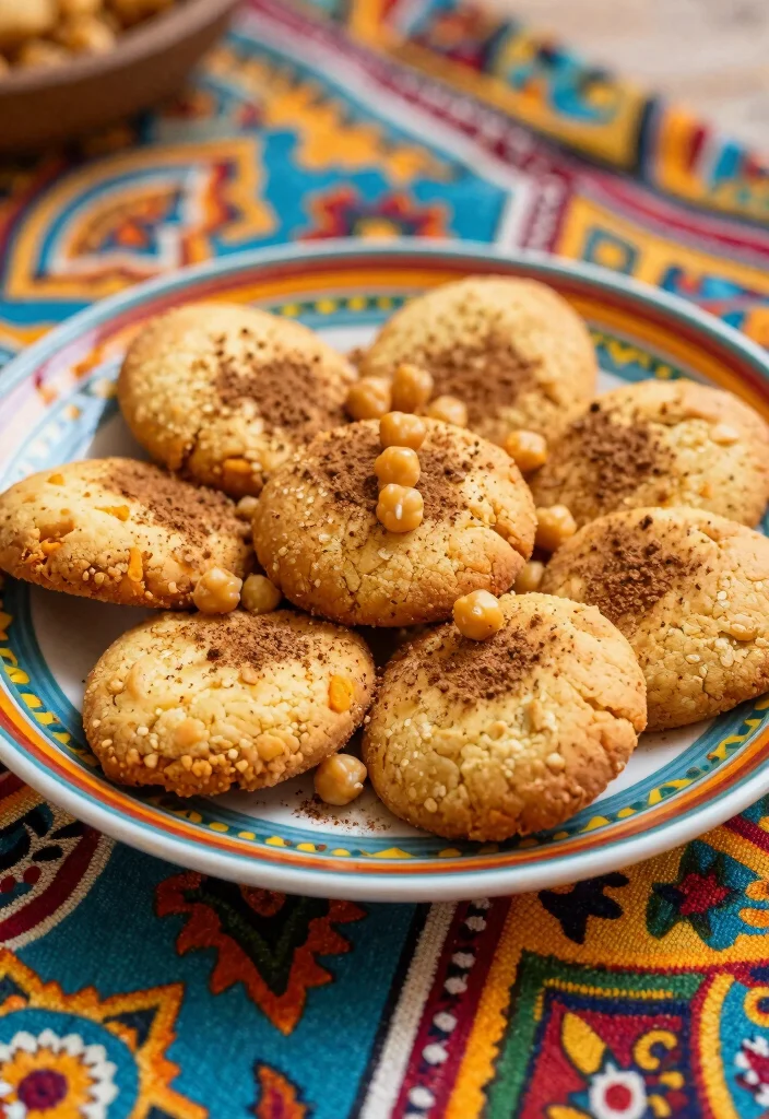 12 Moroccan Dessert Recipes with Warm Spiced Flavor 8. Moroccan Sweet Potato and Chickpea Cookies 0