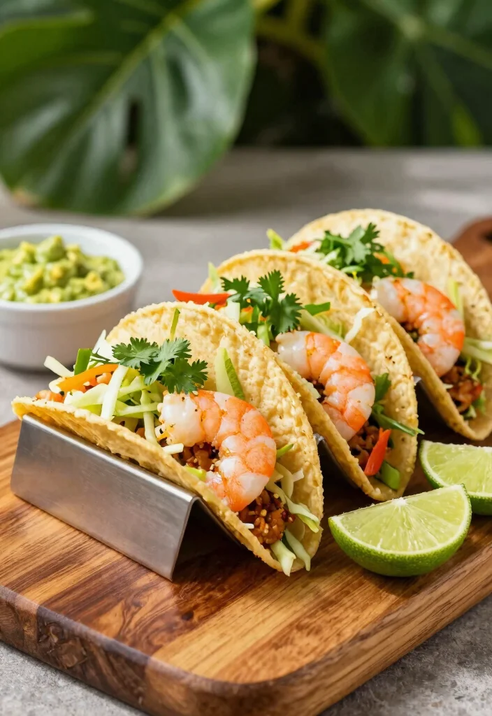 12 No Oven Dinner Recipes for Hot Weather Cooking 1. Zesty Shrimp Tacos 0