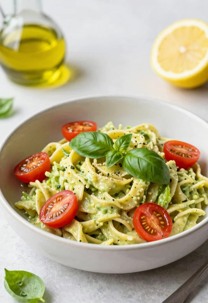 12 No Oven Dinner Recipes for Hot Weather Cooking 6. Creamy Avocado Pasta 0