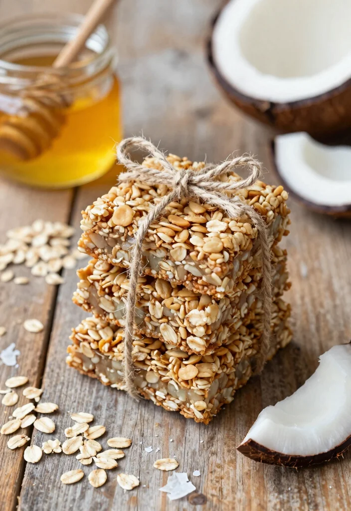 12 Vegan Coconut Recipes for Rich Dairy Free Flavor 12. Coconut Granola Bars 0