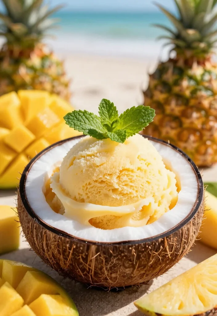 12 Vegan Coconut Recipes for Rich Dairy Free Flavor 3. Tropical Coconut Sorbet 0