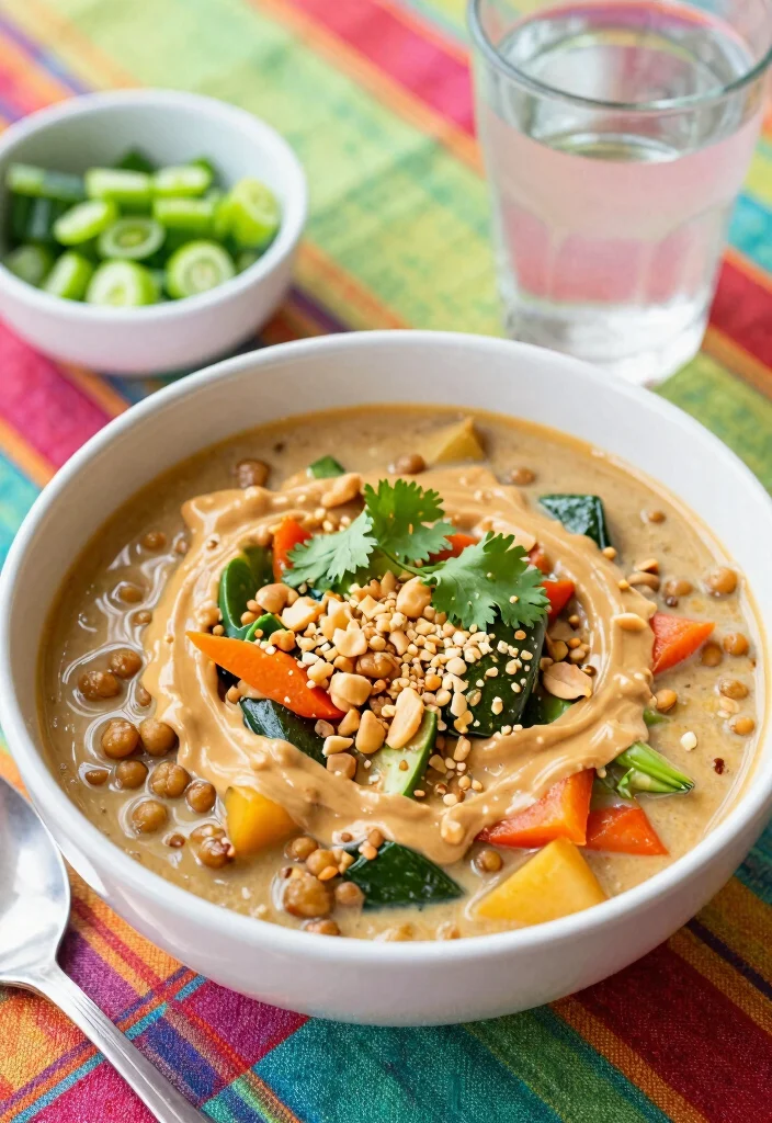 12 Vegan Lentil Stew Recipes for Cozy Hearty Bowls 5. Thai Inspired Peanut Lentil Stew 0