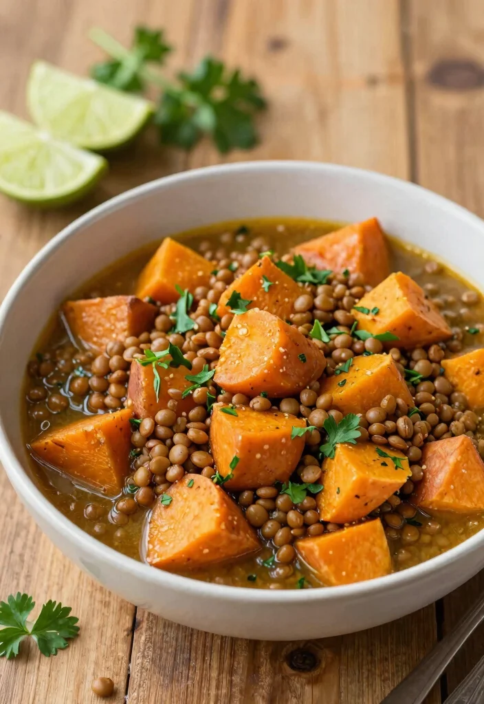 12 Vegan Lentil Stew Recipes for Cozy Hearty Bowls 6. Sweet Potato and Lentil Stew 0